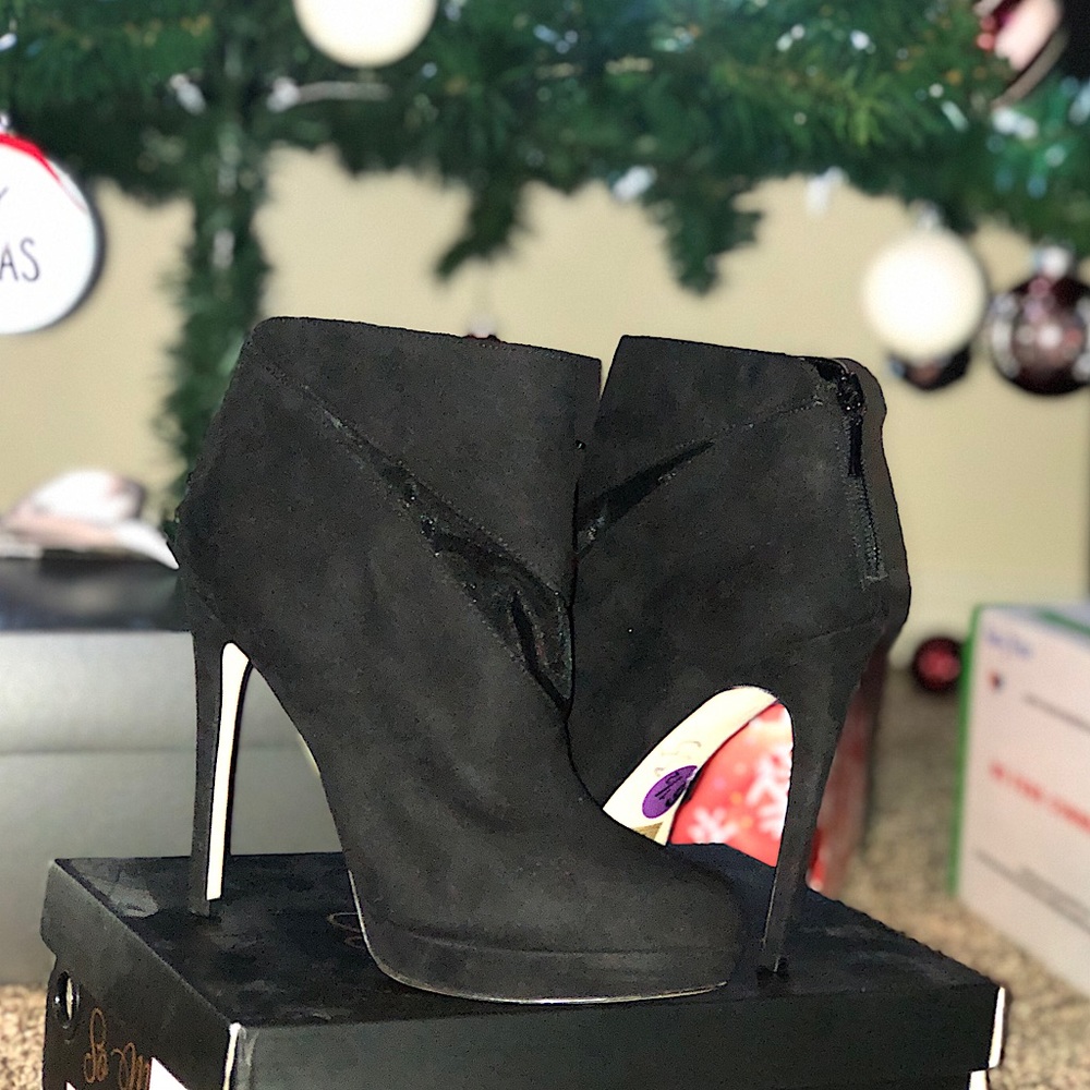 ALDO black booties